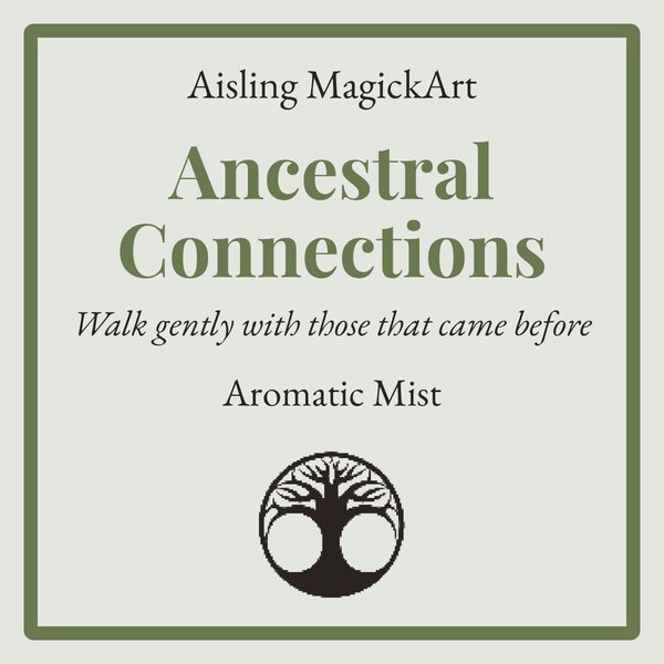 Ancestral Connections mist label